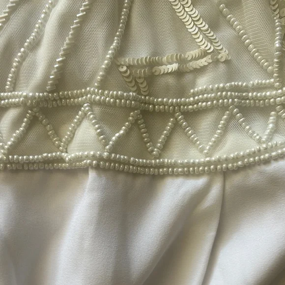 NWT Bridal Eloquii White One Shoulder Jumpsuit - Picture 6 of 14